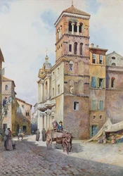 Vista de Santa Maria in Monticelli, Roma